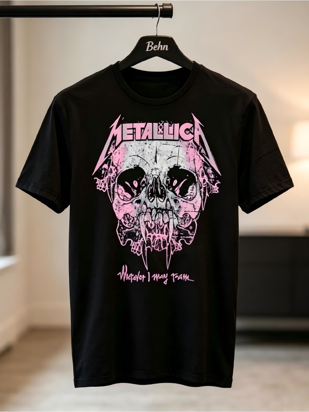 Metallica World Tour 2023 Rock Festival Fan Womens Mens T-shirt Unisex Black